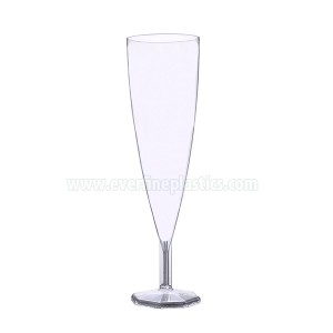 Plastic Cups – 5.5oz Champagne Glass