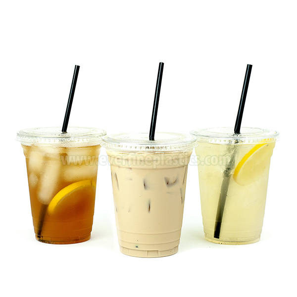 One of Hottest for
 Black Plastic Straws, 7 3/4 Inches, Jumbo Pack – 3.25oz Clear Plastic Cup