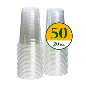 Plastiki Cup Crystal Clear PET 20oz