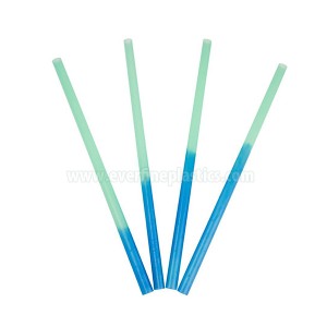Plasto Koloro Ŝanĝi Straws