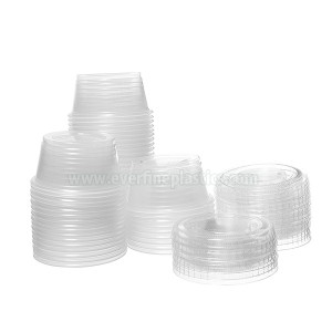 Plastic Portion Cup met deksel 1.5oz