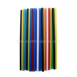 7.75 Inches Plastic Straight Jumbo Straws, Assorted Colors