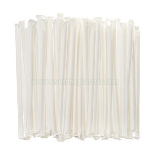 7 3/4 inča Pojedinačno zamotan plastika fleksibilna Straws