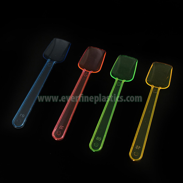 China Factory for
 PS Cutlery 619 – Colorful Custom Plastic Ice Cream Spoon